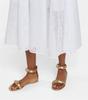Fashion Brand Design Zipper Flat Bottom Sandals 2025 Summer New Low Heel Round Head Lady Slippers European American Style Women's Shoes