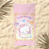 Cute Cartoon Kitten Printed Microfiber Beach Towel Quick Dry Soft Bath Towel For Kids Seaside Swimming
