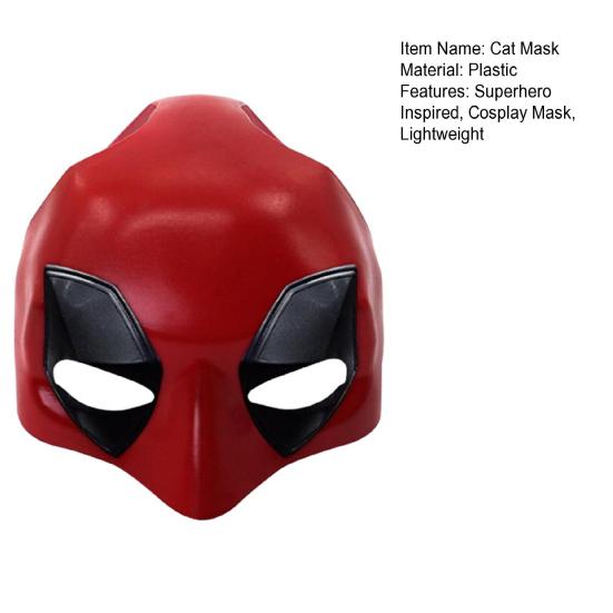 Cat Bat Mask Cats Superhero Cosplay Mask Spider Hero Cat Mask for Halloween Outfit Costume Party Dress-up Photography Prop