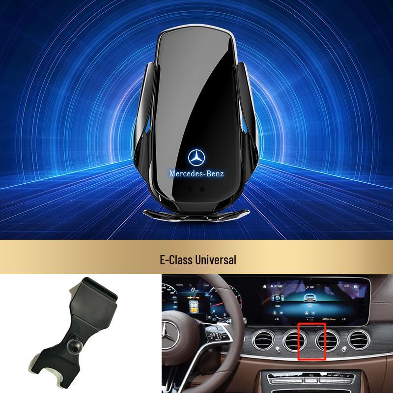 Bezdrátový držák telefonu s rychlým nabíjením Mercedes-Benz pro třídu C/třídu R/třídu S/třídu E/GLK/třídu B