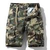 Summer Men Camouflage Cotton Cargo Shorts Men's Fashion Multi-pocket Casual Shorts Pants Outwear Breathable Joggers Shorts Male