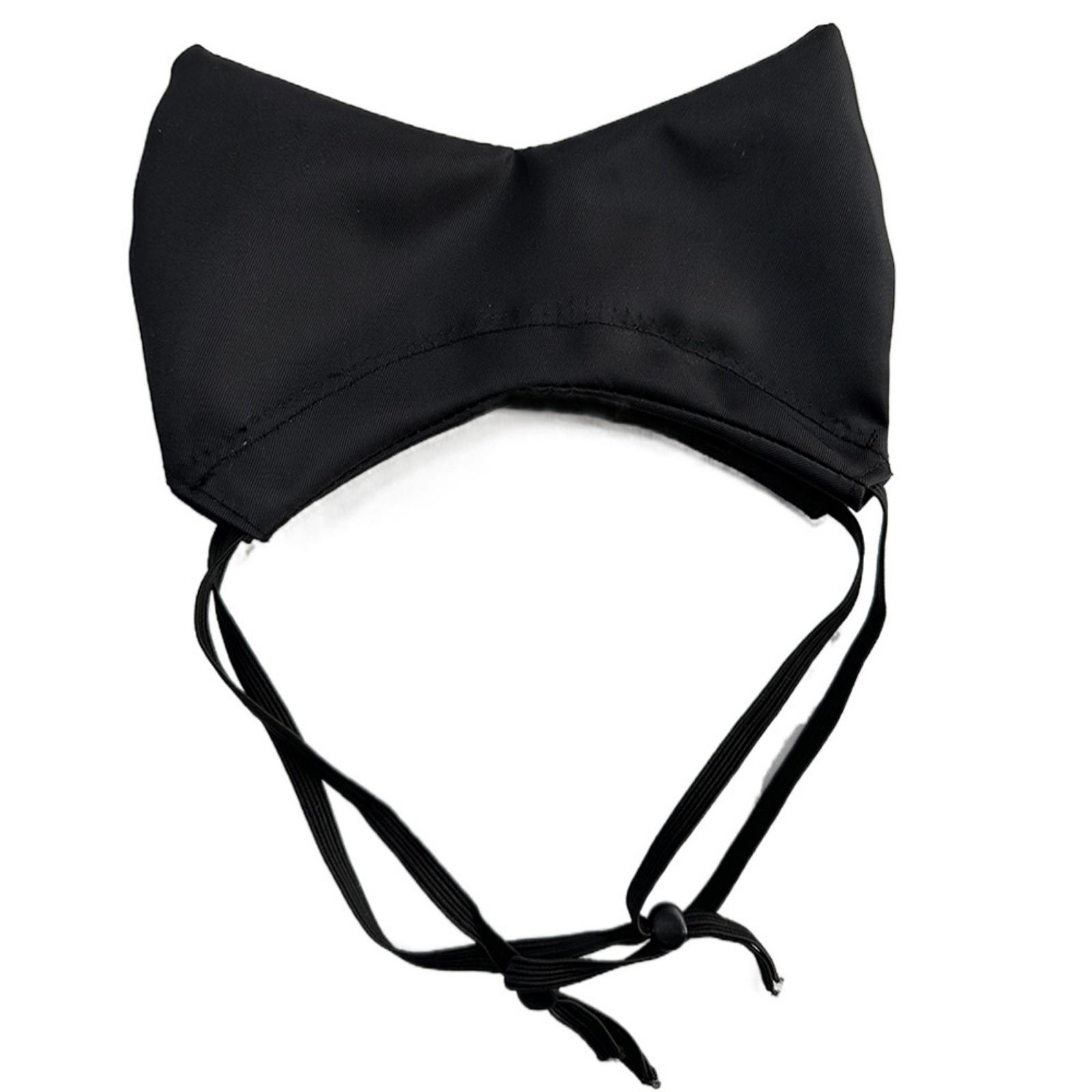 And Dog  Bathing Caps - Headgear To  Ears And Keep Water Out When Cats Swim. Bathing Head Cover To Prevent Water From Entering. One Size чёрный