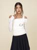 Rocky Waffle Sleeveless Top (White)