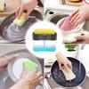 New Automatic Soap Dispenser Bottle for Liquid Soap Kitchen Sponge Soap Dispenser Ditchen Sponge Dispenser Manual