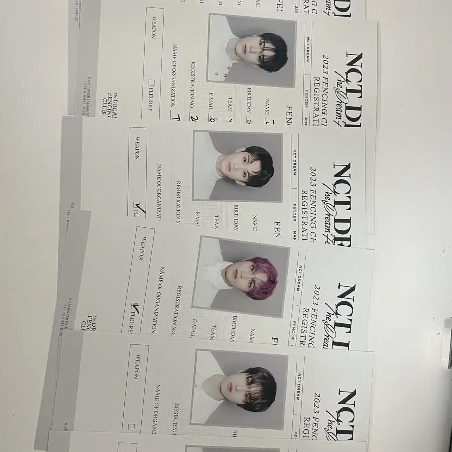 

Urgent Page) Nct Dream 2023 Season s Greetings Fencing Photocard Postcard