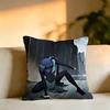 Hot Cartoon Seven MMeihua Shisan Pillow Case Square DoubleSided Sofa Cushion Cover Bedroom Bedside Pillow