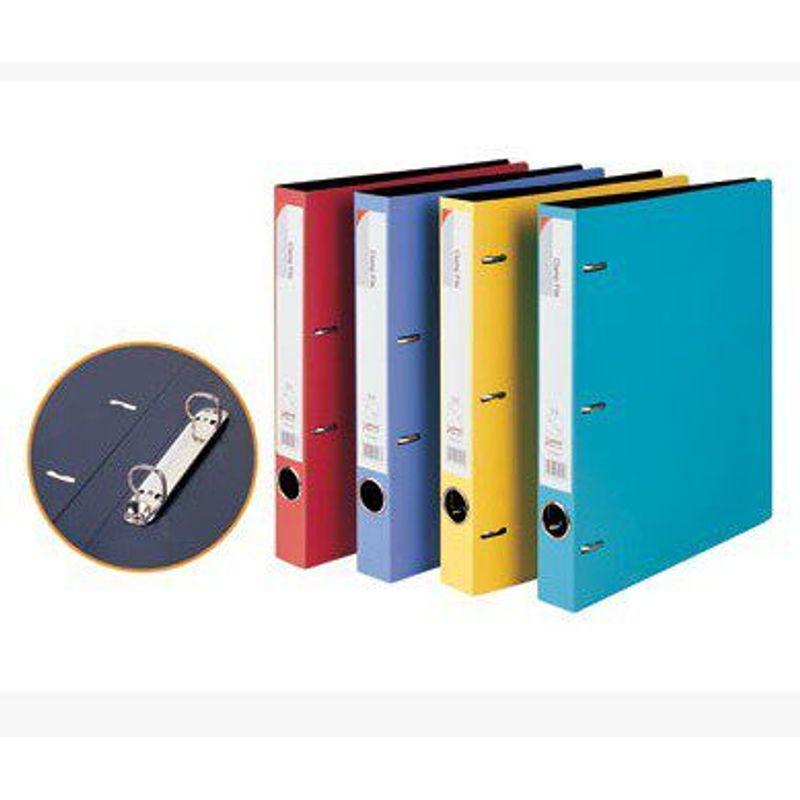 Yapeng Yp3630 Bright Color 3-Hole D-Type Folder A4 Three-Hole D-Type Punch Folder Loose-Leaf Lever Arch File Thickened 3620 File Folder, 2-Hole, Red, D-Ring Binder