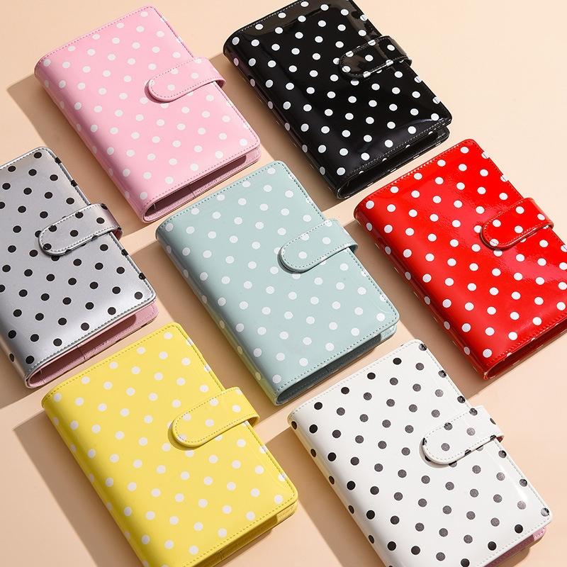 New A6 Pu Leather Notebook Binder Refillable 6 Ring Budget Binder For A6 Filler Paper, Loose Leaf Personal Planner Binder Cover