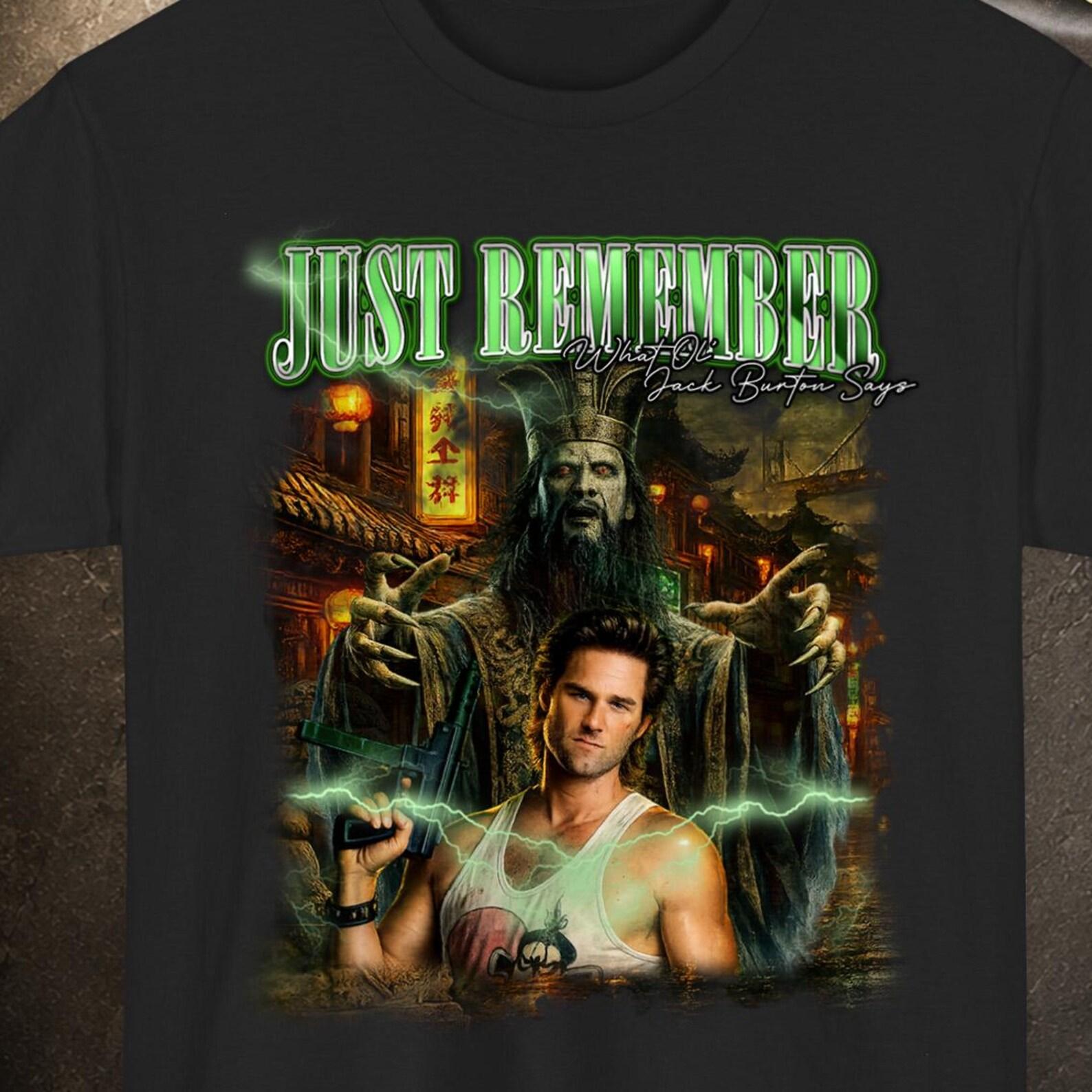 Jack Burton Shirt, Big Trouble in Little China Tee, Vintage 80s Movie Bootleg Shirt M