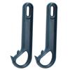 2pcs Easy Open Ring Pull Can Opener Tin Opener Manual Easy Opening for Elderly with Weak Hands Blue