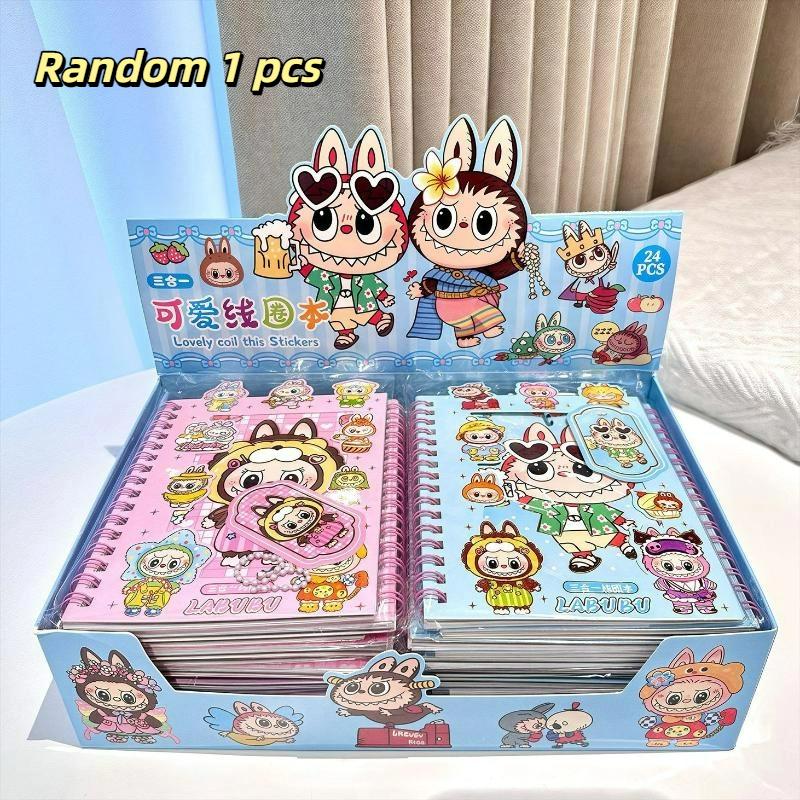 Cartoon Anime Cute Capybara Booklet Roll Book Sticker Combo Book Student Decompress Diy Booklet Material School Supplies Gift