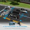 Car DVR 2 Cameras  4.0 Inches Dash Cam Car Video Recorder Auto Registrator Dvrs Dash Cam with Dual Ways Cameras Car Accessories