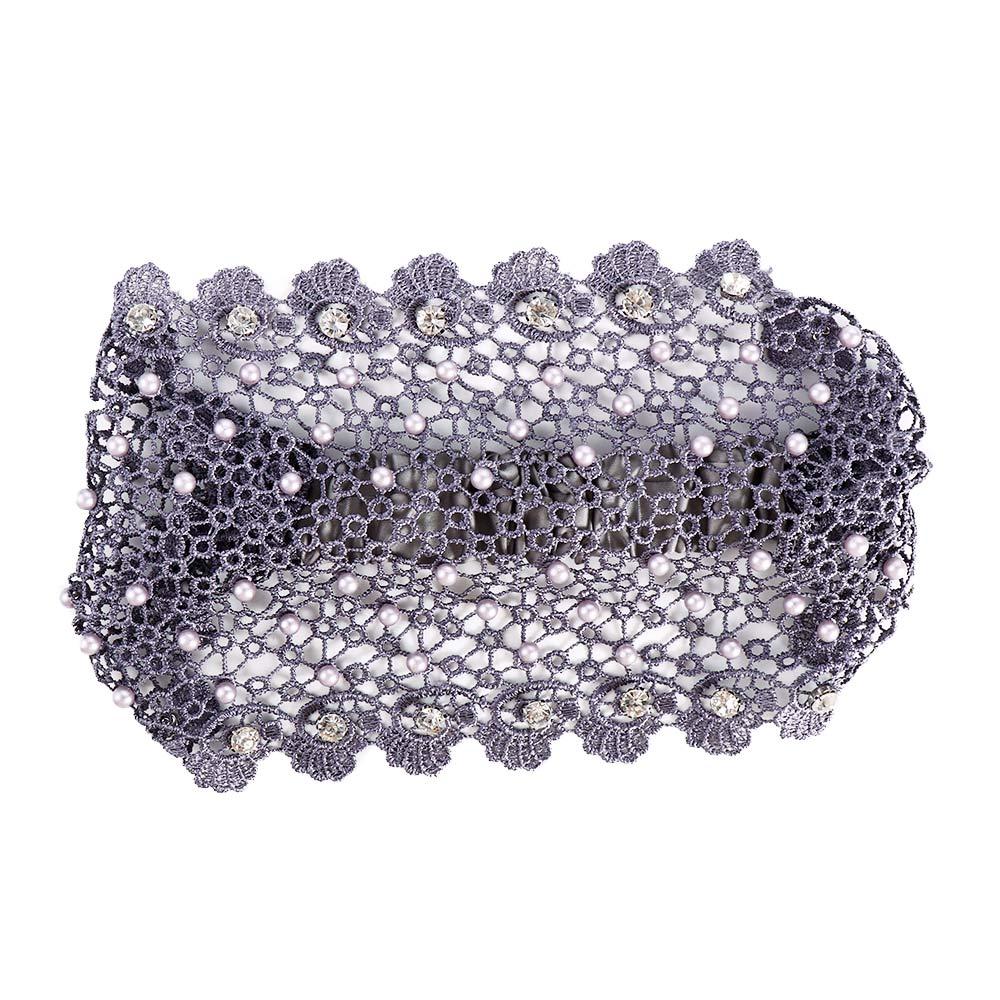 Rhinestone Mesh Headdress Headwear Wide Rhinestone Headband Korean Style Hair Band Mother Hair Hoop