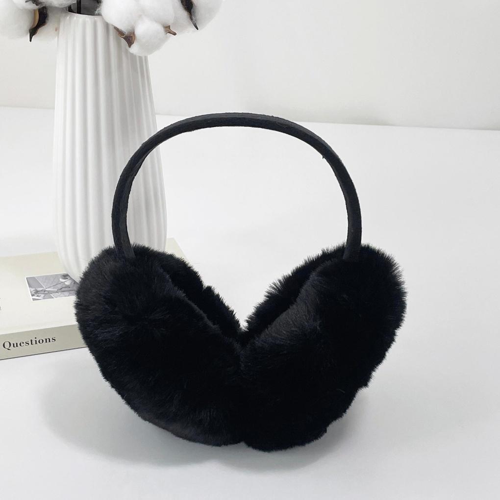 Women's and Men's Couple Daily Mink Fur Earmuff Hat