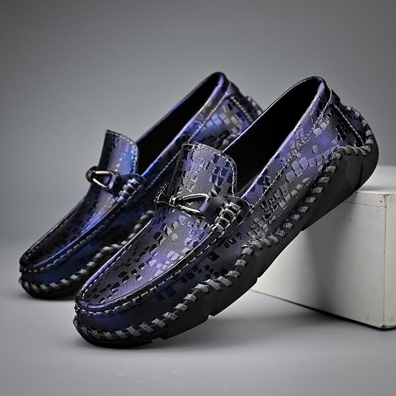 Klassische Herren Freizeitschuhe für Frühling und Herbst, leichter Stil, Slipper, Leder, modische Herren Flats, Herren Freizeitschuhe, heißer Verkauf