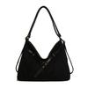 Tote bag women's new retro simple shoulder bag bag high-end large-capacity dual-purpose backpack
