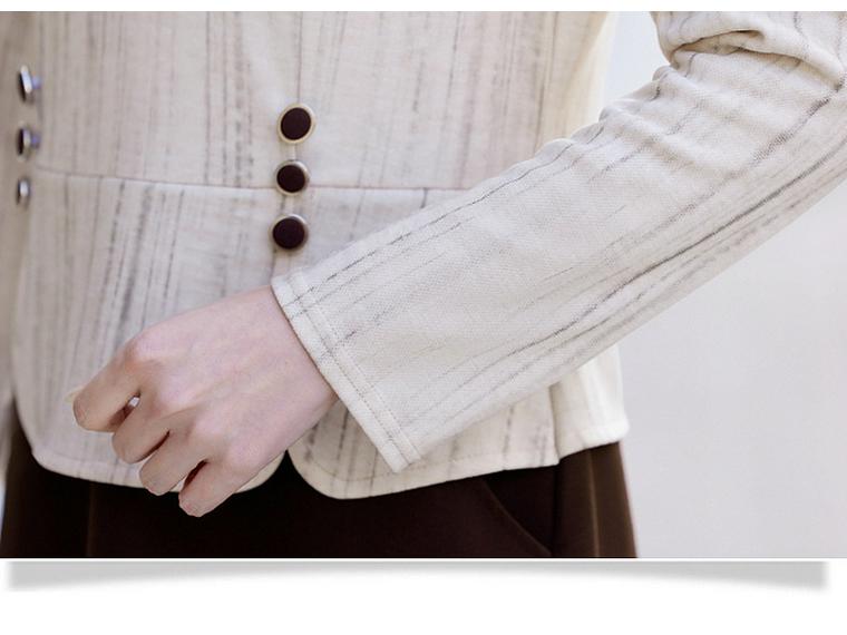 Spring & Autumn 2025 Women's Petite Shirt Collar Dress for Middle-Aged and Elderly - Fake Two-Piece Design