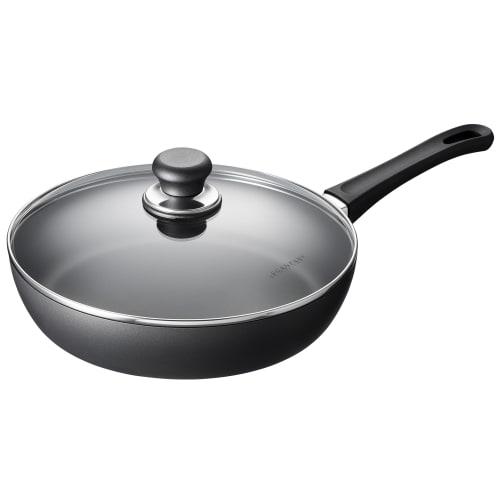 

Scanpan Classic Induction Series Saut Pan, 28cm (with lid), Deep Frying Pan, Denmark, STRATANIUM