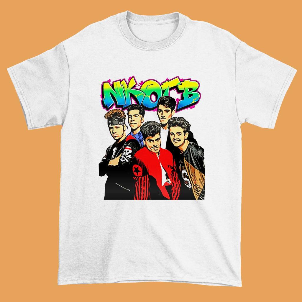 26 Nových Kluků Na Bloku Pánská Hudební Skupina Bílé Krátký Rukáv Unisex Všechny Velikosti Tričko Unisex Tričko