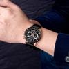 Men'S Watch, Trend Multifunctional Chronograph Calendar Leather Sports Quartz Watch Men'S 2070