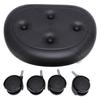 Low Rolling Stool with Wheels Ergonomic Heavy Duty Short Rolling Seat for Bedroom Living Room