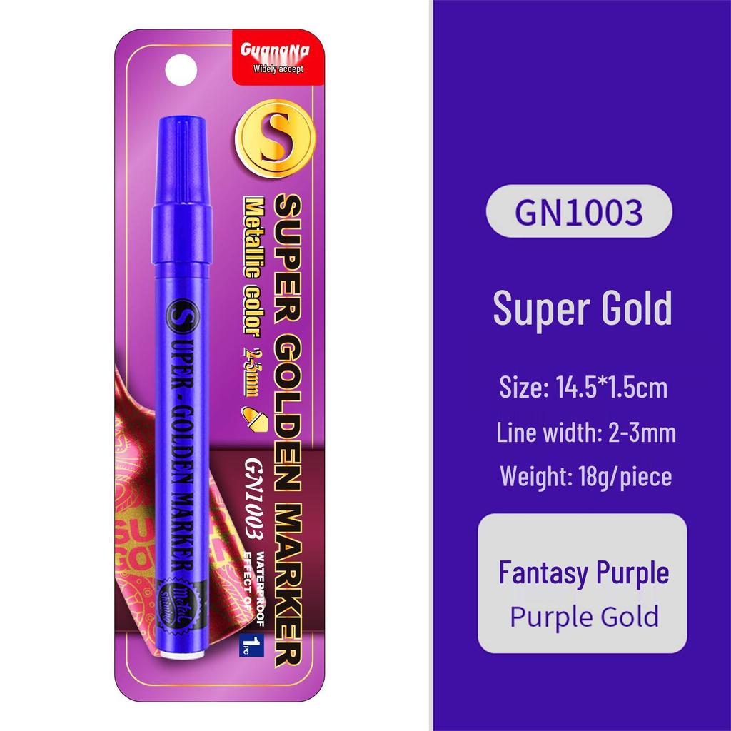 Metallic Color Craft Markers: Water-Based Paint Pens for Albums, Cards, Ceramics, and More