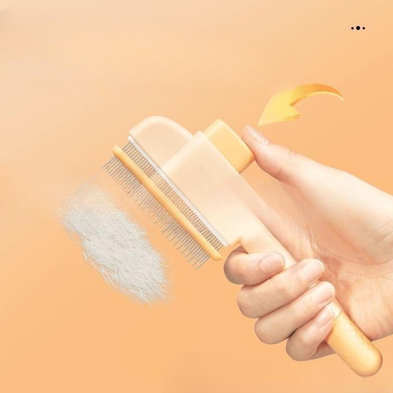 Pet Comb, Cat Hair Combing Tool, Pet Knot Opening Comb, Floating Hair Comb, Dog Massage and Hair Removal Comb