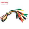 5-Color 50CM Alligator Clip Test Lead Set (10 Pieces)