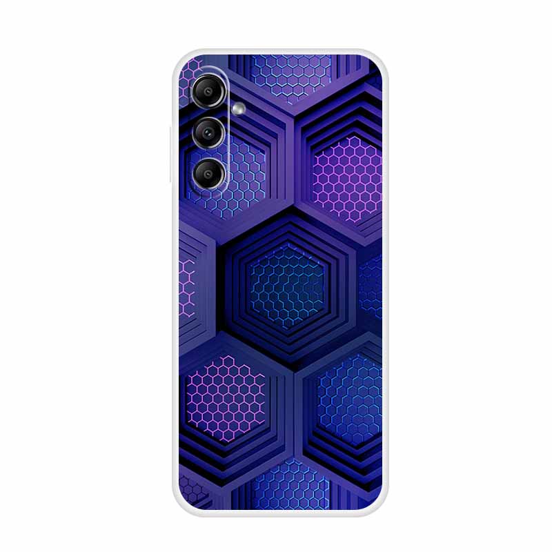 For Samsung Galaxy A14 A34 A54 5G Case Cartoon Soft Silicone TPU Cover Coque for Samsung A54 A34 A24 4G Transparent Clear Capa