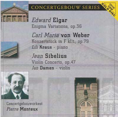 CD SIR EDWARD ELGAR / CARL MARIA VON W - Enigma Variations / Konzertst?ck / APL101560 Audiophile Clas 2001 Portugal Classical Used
