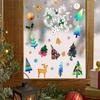 Living Room Home Decoration Wall Sticker Merry Christmas Static Glass Sticker Window Decoration Sticker