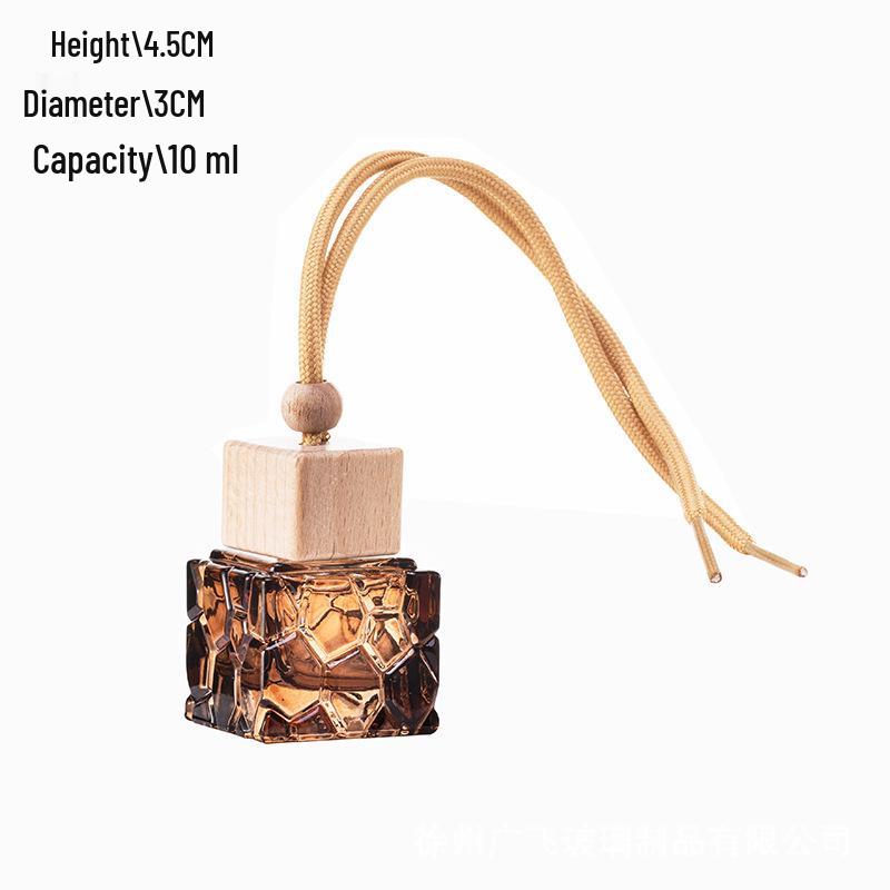 Creative 10ml Aromatherapy Car Perfume Pendant with Lanyard
