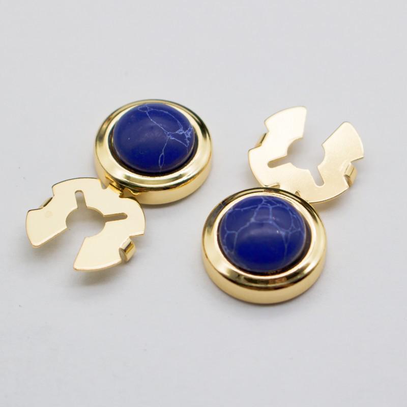 Baroque Classic Pattern Metal Cufflinks for Men's French Shirt Sleeves