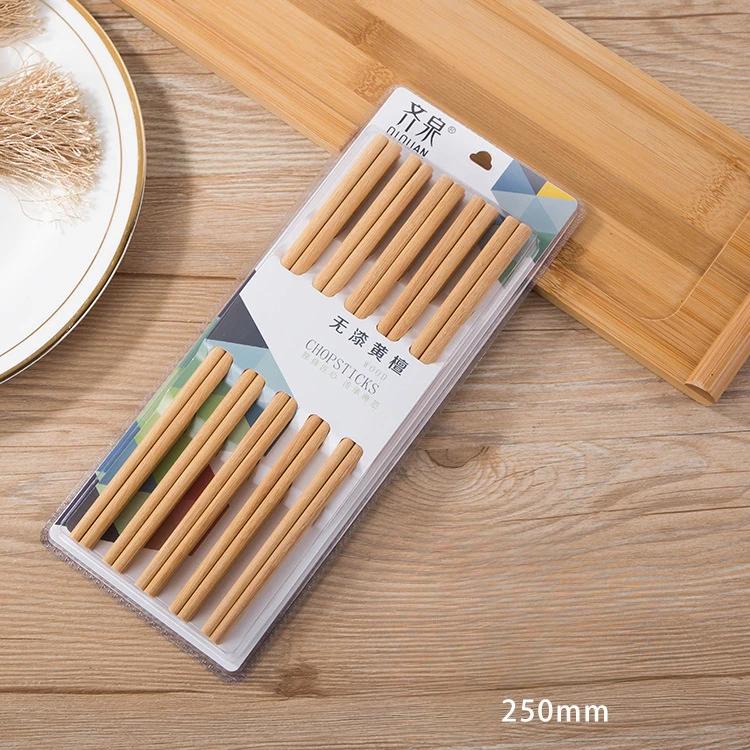10 Pairs Chopsticks 25cm Chopsticks Set Sandalwood Tableware Kitchen Tools Accessories Chop Sticks Household Wooden Chopsticks