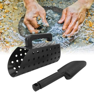 Sand Scoop Shovel Set for Kids Adults Sand Sifter Metal Detecting Accessories Digging Tool for Beach Shelling Treasure Hunting
