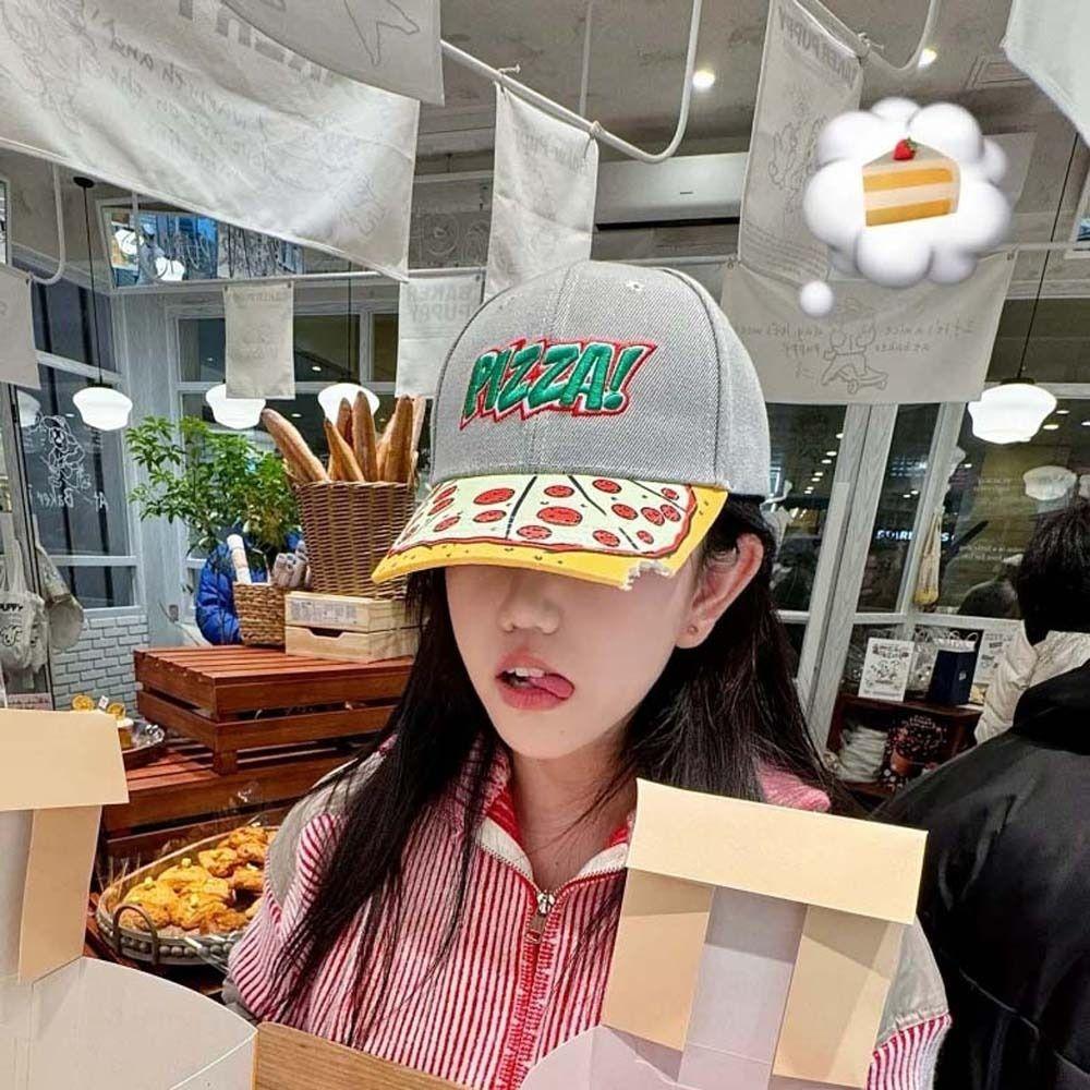 Korean Style Donut Embroidery Baseball Cap Adjustable Dance Snapback Hats  Outdoor