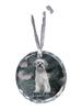 Lowchen, Little Lion Dog - Crystal Bauble with a Photo, Dog Photo In Crystal, Personalized Christmas Tree Ornament by Art-Dog Brand