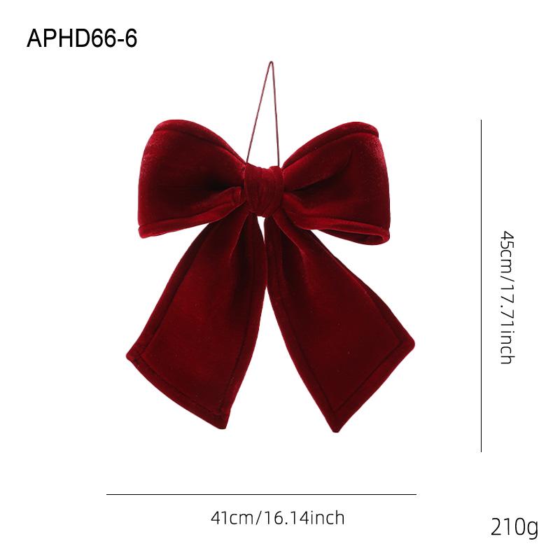 Velvet Red Bow Ornaments for Christmas, Weddings, Chinese New Year, and Grand Openings.