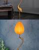 Ancient Style Crane Zen Copper Floor & Table Lamp for Living Room