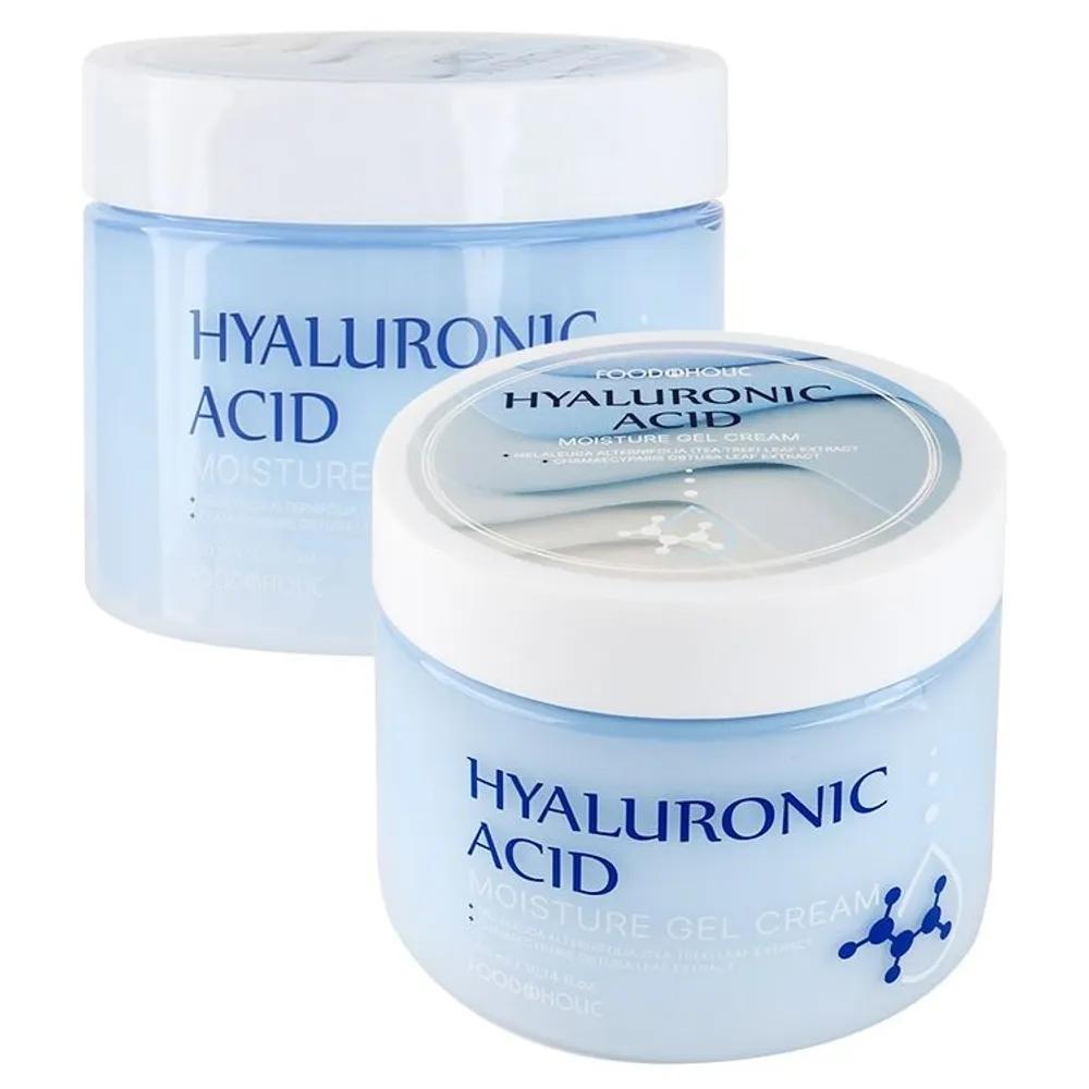 (1+1) FoodaHolic Hyaluronic Acid Moisture Gel Cream 300ml / Large Capacity Moisturizing Cream High Moisture