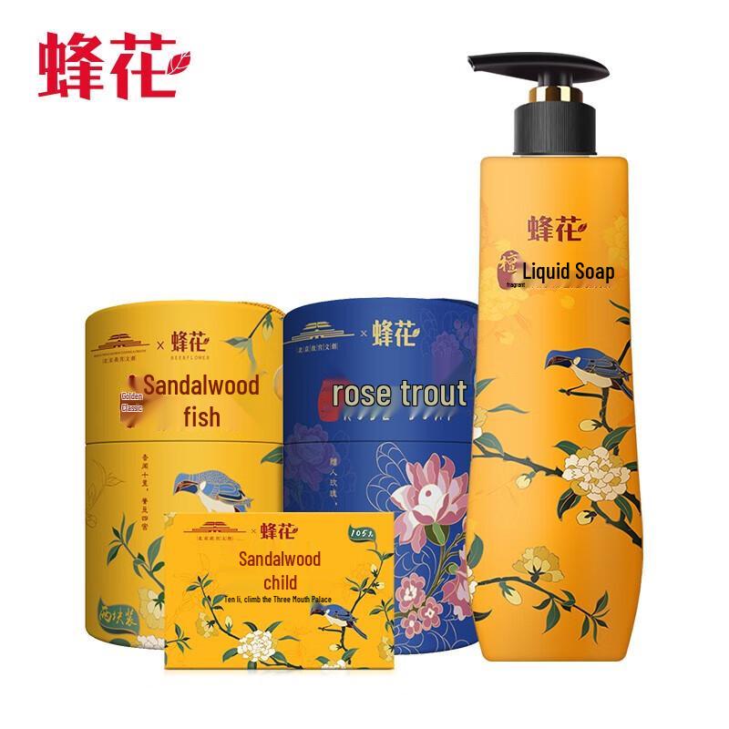 Feng Hua Sandalwood Soap Gift Set - Forbidden City Co-branded