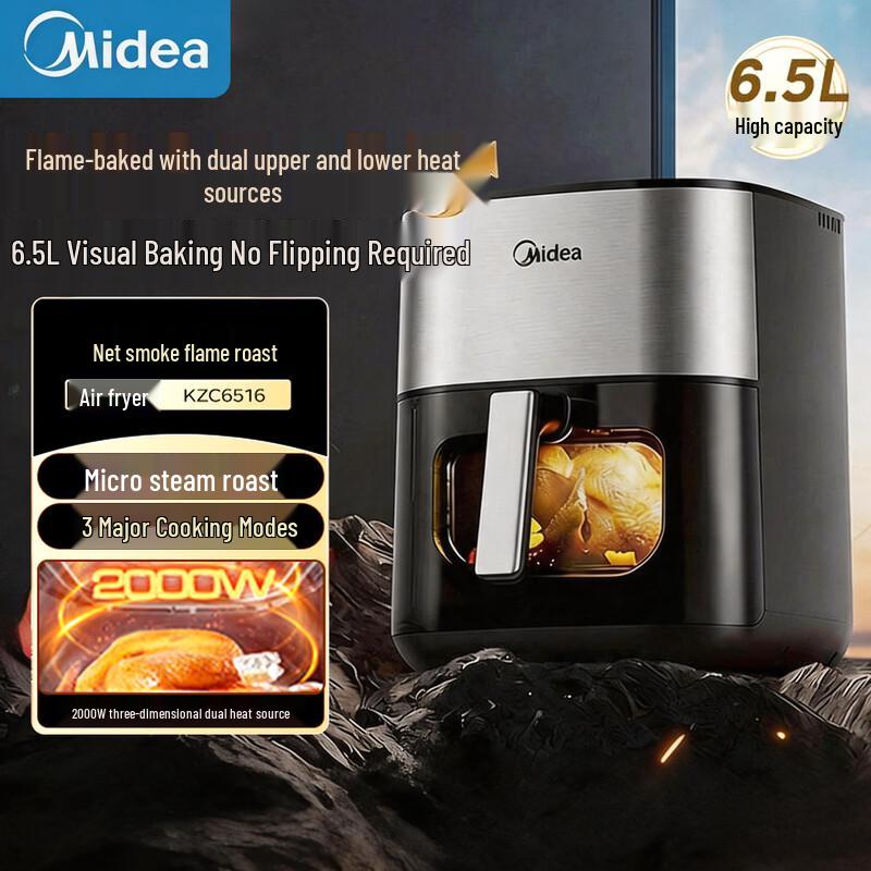 Midea 6.5L No-Flip Steam Air Fryer Oven