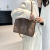 Stylish Large Capacity Single Shoulder Bag For Women Trendy Casual Vintage Tote
