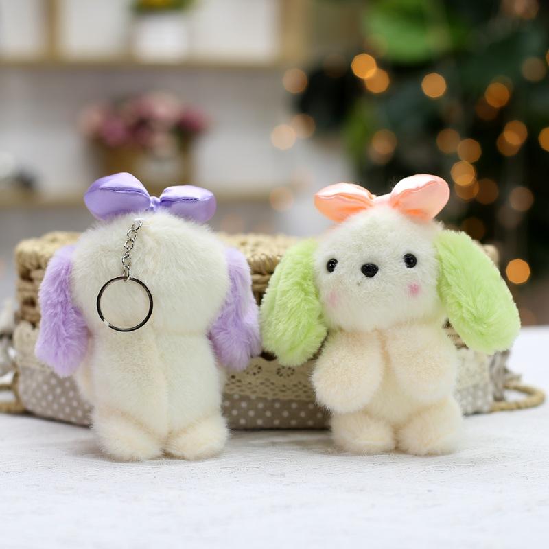 Niedlich und Niedlich Pfeil und Bogen Hund Anhänger Plüschtier Puppe Puppe Tasche Hängender Schlüsselanhänger Puppe