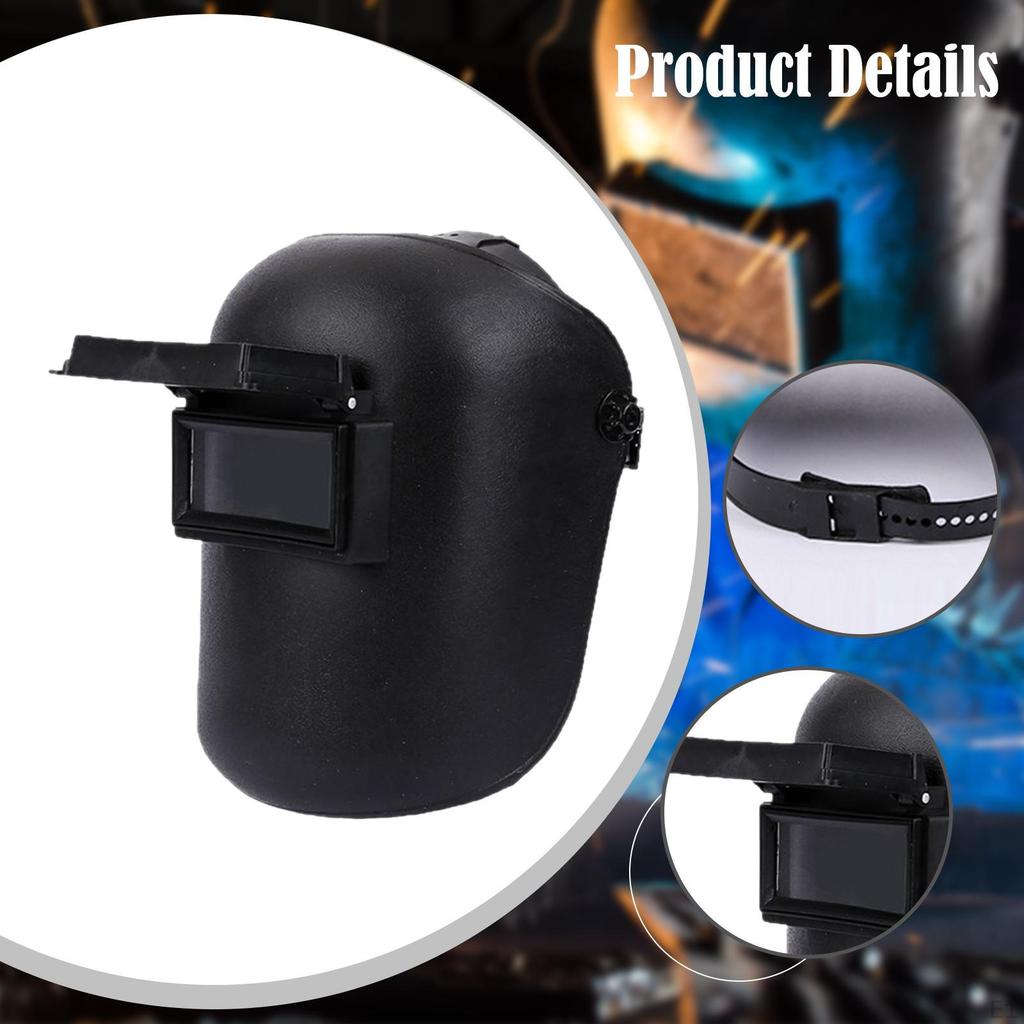 Flip up Welding Face Cover Auto Darkening and Clear Lens Multipurpose Ergonomic for Mechanical