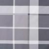 Grey Checkered Pallet Cushion 120 X 40 X 12 Cm Fabric