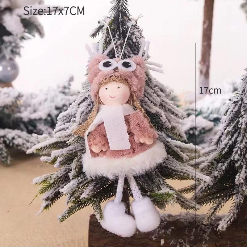 Angel Doll Merry Christmas Ornaments Christmas Decorations for Home Noel Natal Tree Decor Navidad Xmas 2025 New Year 2025 Gifts