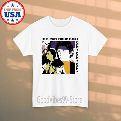 The Psychedelic Furs Talk Talk Uomo Bianco Taglia S-5XL