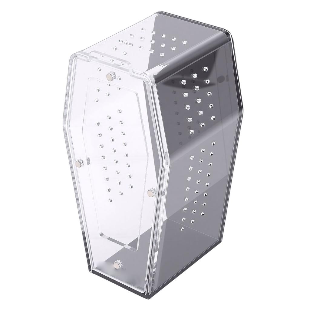 Acrylic  ing Spider Enclosure Versatile Ventilated Transparent Reptile Terrarium Box for Tarantula         Crab
