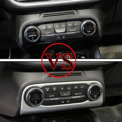 Für Ford Focus -2022 MK4 ST-LINE Klimaanlage Schalter Tasten Rahmen Abdeckung Trim Zubehör Auto Styling